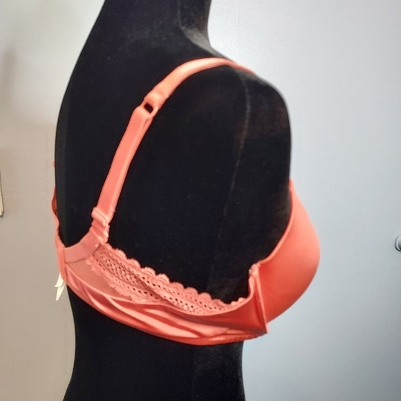 Auden Women's Daydream Light Lift Demi T-Shirt Push Up Bra Faded Rose Color - Picture 6 of 9